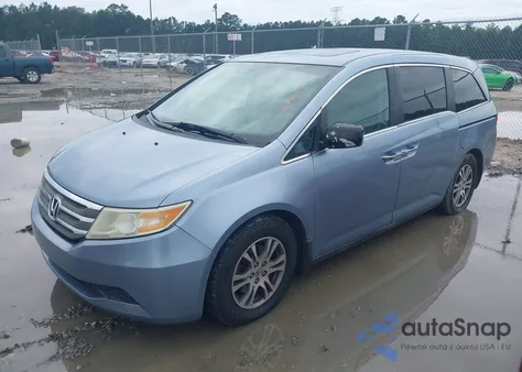 2013 Honda Odyssey Ex-L из США, поврежденный, VIN 5FNRL5H6XDB090432
